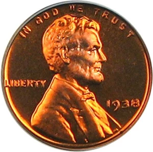 image for: 1938 1c PCGS Proof 67 RD