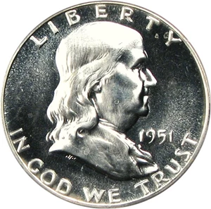 image for: 1951 50c PCGS/CAC Proof 66