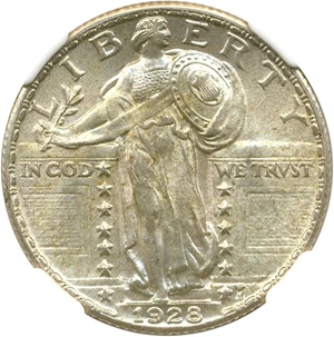 image for: 1928 25c NGC/CAC MS65 FH