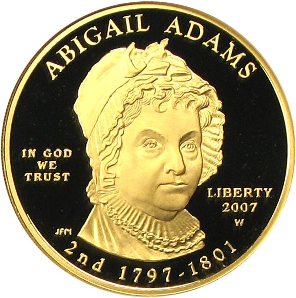 image for: 2007-W $10 NGC Proof 70 UCameo (Abigail Adams)