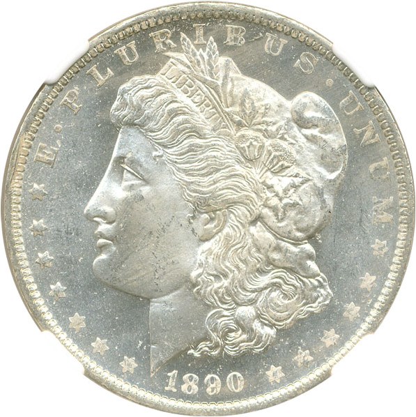 image for: 1890-O $1 NGC MS65 PL