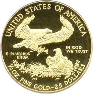 image for: 2010-W $25 PCGS Proof 69 DCameo (Gold Eagle)