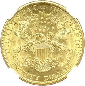 image for: 1902 $20 NGC MS62