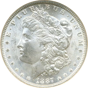 image for: 1887 $1 NGC MS64 (VAM-12, DDO Gator Eye)