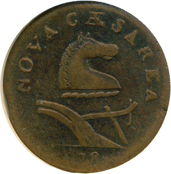 image for: 1787 New Jersey NGC/CAC VF30 (Small Planchet, Plain Shield)