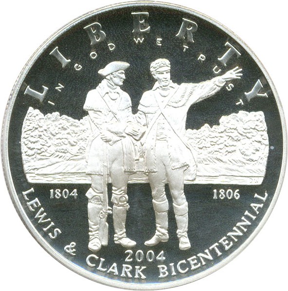 image for: 2004-P $1 PCGS Proof 70 DCameo (Lewis & Clark)