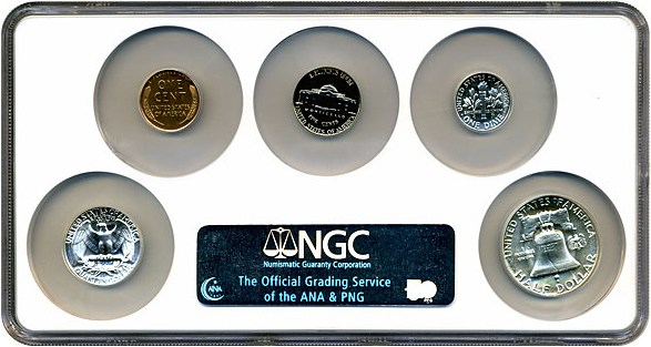 image for: 1951 Proof Set 1c-50c NGC Proof 67