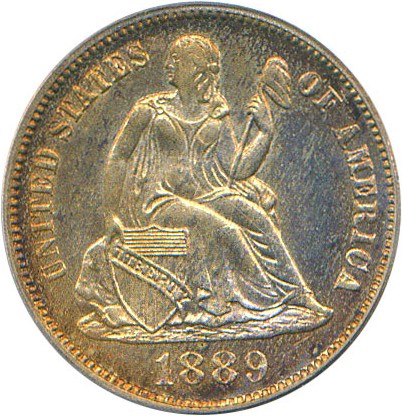 image for: 1889 10c PCGS/CAC Proof 63