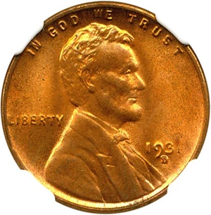 image for: 1931-D 1c NGC MS66 RD