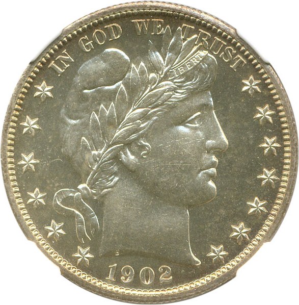 image for: 1902 50c NGC Proof 65+