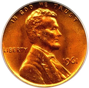 image for: 1961 1c PCGS MS66 RD