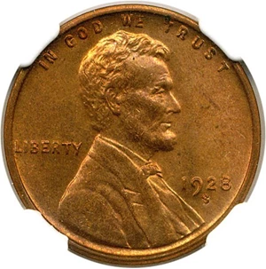 image for: 1928-S 1c NGC MS65 RB