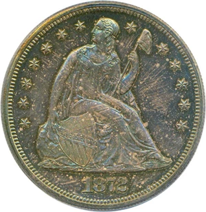 image for: 1872 $1 PCGS/CAC Proof 64