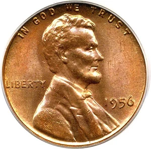 image for: 1956 1c PCGS MS66 RD