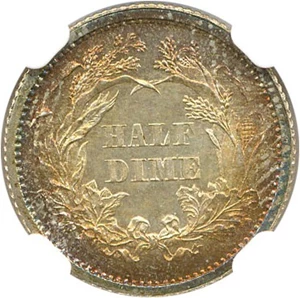 image for: 1866 H10c NGC MS67 * Color *