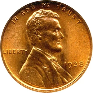 image for: 1938 1c NGC MS67 RD