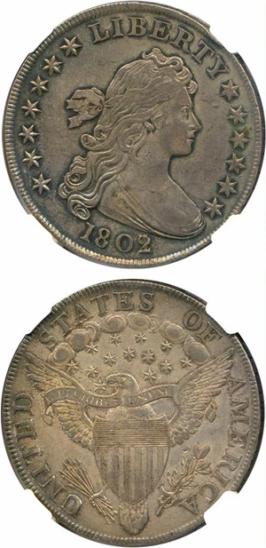 image for: 1802/1 $1 NGC AU58