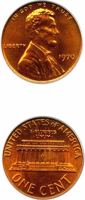image for: 1970 1c PCGS MS67 RD