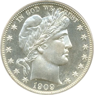 image for: 1909 50c PCGS/CAC Proof 66 Cameo