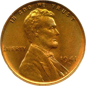 image for: 1941-D 1c NGC MS67 RD
