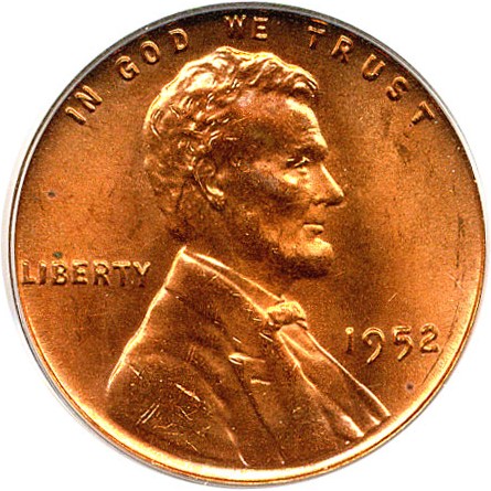 image for: 1952 1c PCGS MS66 RD