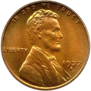 image for: 1937-S 1c PCGS/CAC MS67 RD