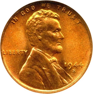 image for: 1944-S 1c NGC MS67 RD