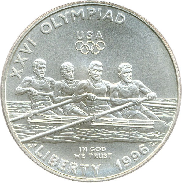 image for: 1996-D $1 PCGS MS69 (Olympic Rowing)