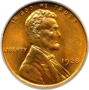 image for: 1928 1c PCGS MS67 RD OGH