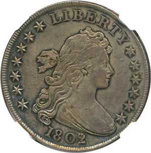 image for: 1802/1 $1 NGC AU58