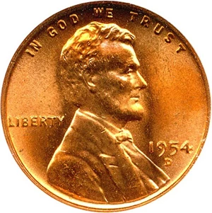 image for: 1954-D 1c NGC MS67 RD