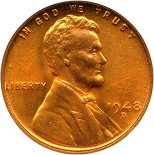 image for: 1948-D 1c NGC MS67 RD