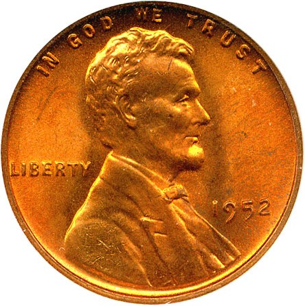 image for: 1952 1c NGC MS66 RD