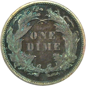 image for: 1875 10c PCGS/CAC Proof 65 * Color *