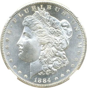 image for: 1884-CC $1 NGC MS67