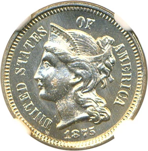 image for: 1875 3cN NGC Proof 65