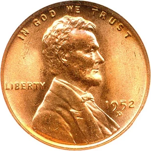 image for: 1952-D 1c NGC MS67 RD