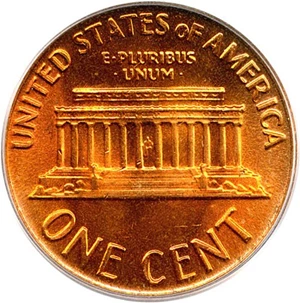 image for: 1970-S 1c PCGS MS66 RD (Large Date)