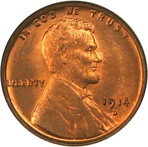 image for: 1914-D 1c NGC MS65 RD