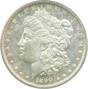 image for: 1890 $1 PCGS MS64 PL