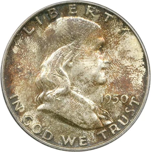 image for: 1950 50c PCGS MS65 FBL
