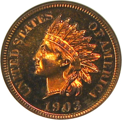 image for: 1903 1c NGC Proof 65 RB