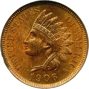 image for: 1906 1c NGC MS65 RB