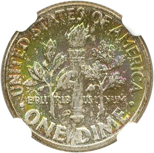 image for: 1960-D 10c NGC MS67+ (Star) *Color*
