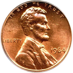 image for: 1964 1c PCGS MS66 RD
