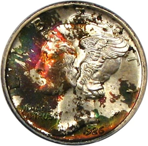 image for: 1926-D 10c PCGS/CAC MS66 FB * Color *