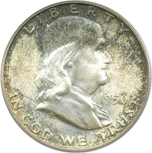 image for: 1950 50c PCGS MS65 FBL