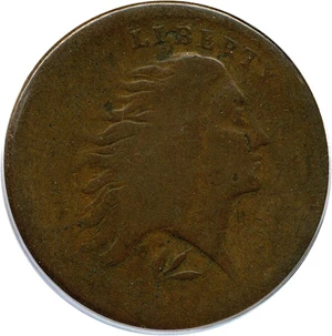 image for: 1793 1c PCGS AG-3 (Wreath, Lettered Edge)