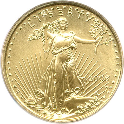 image for: 2006-W $10 PCGS MS69 (Gold Eagle)