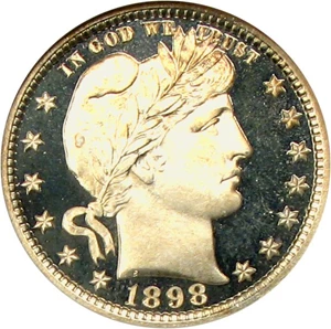 image for: 1898 25c NGC/CAC Proof 68 UCameo
